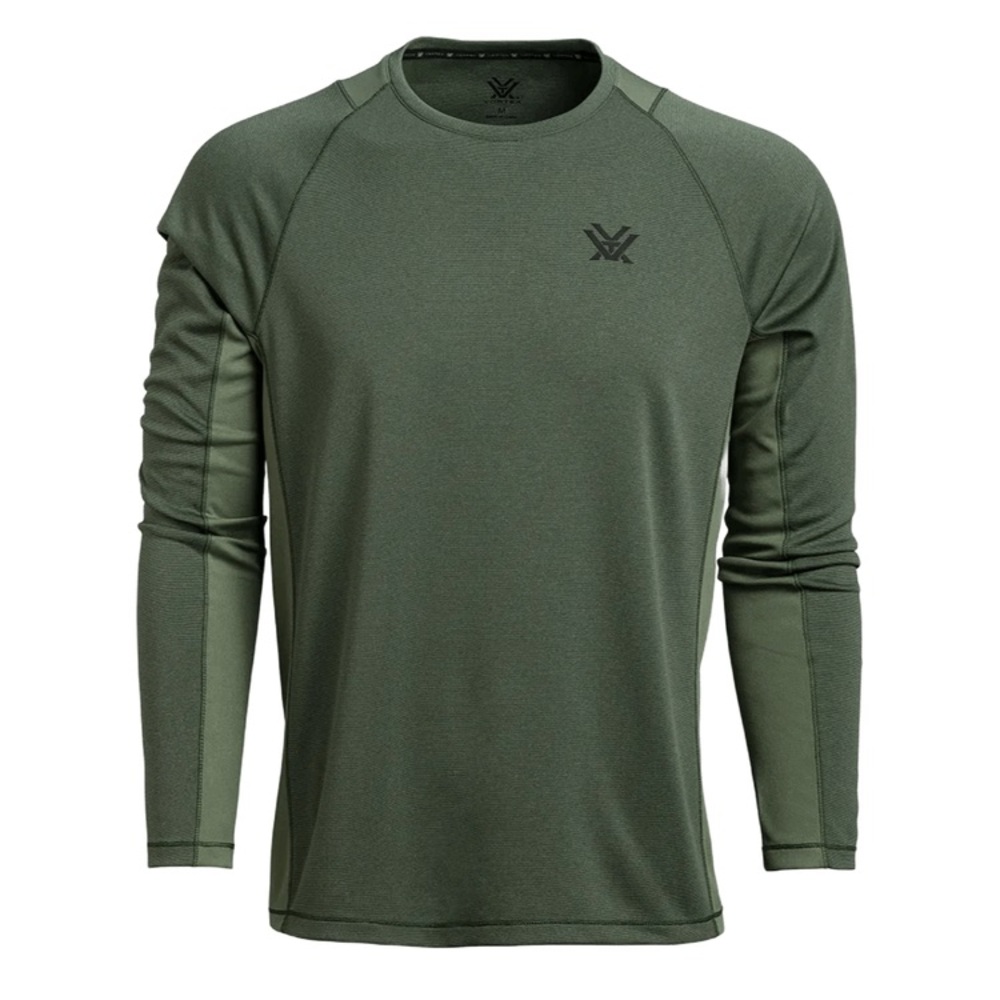 Vortex  Weekend Rucker Men's Olive Green Long Sleeve Shirt